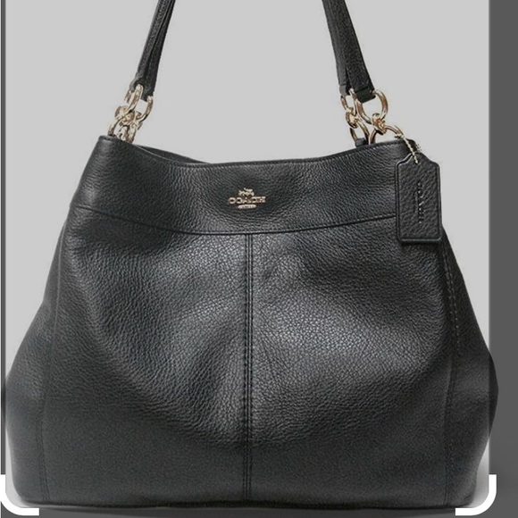 COACH F57545 Lexy Pebble Leather Shoulder Bag - Picture 4 of 4